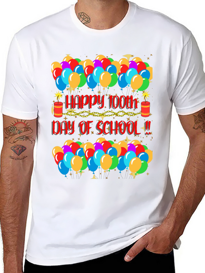 Camiseta de Celebración Día 100 de Escuela