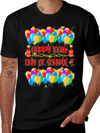 Camiseta de Celebración Día 100 de Escuela
