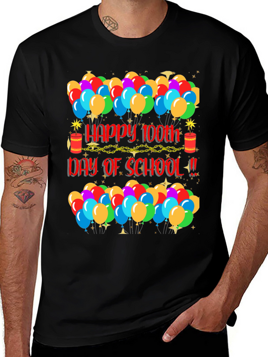 Camiseta de Celebración Día 100 de Escuela