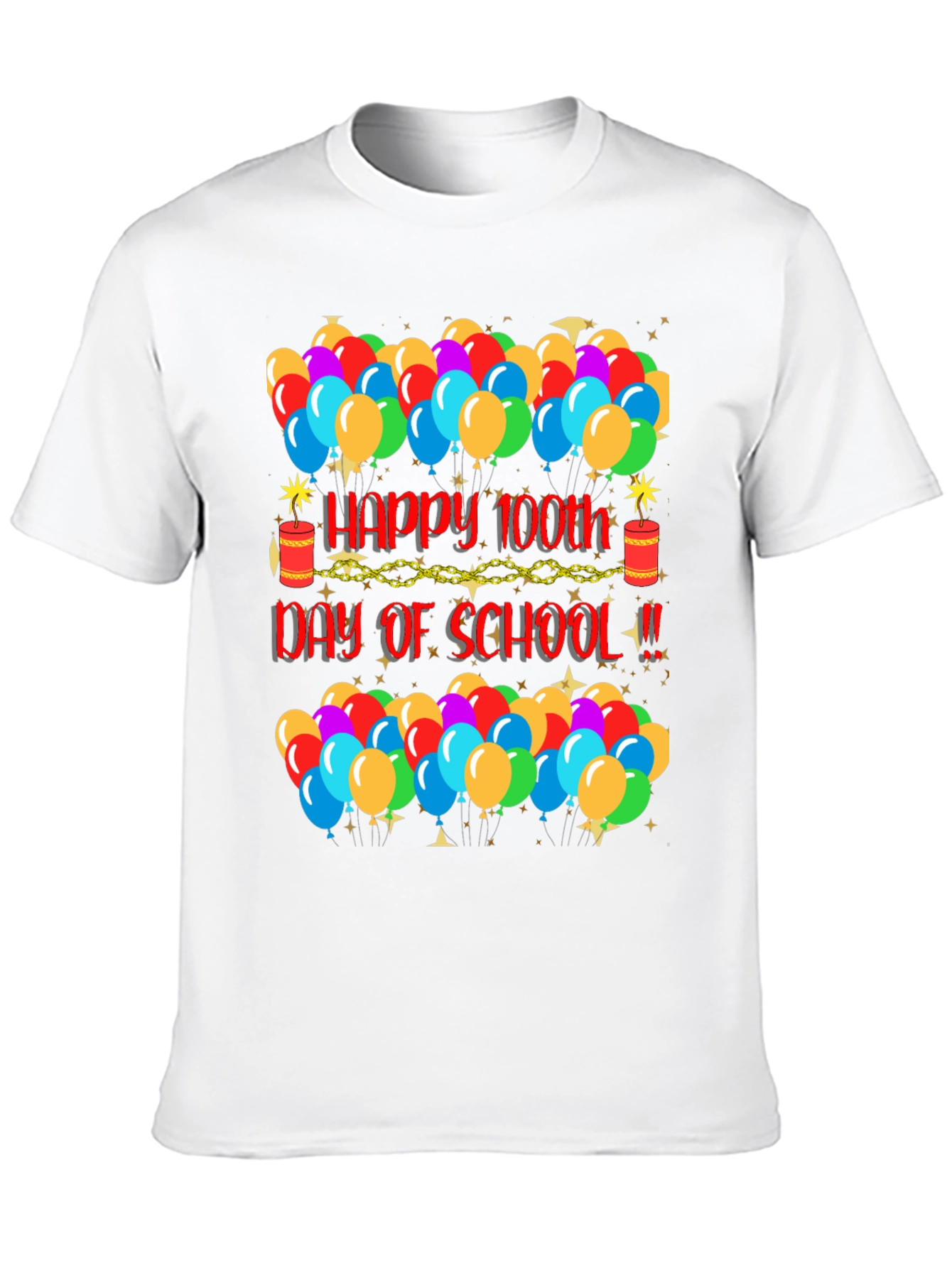 Camiseta de Celebración Día 100 de Escuela