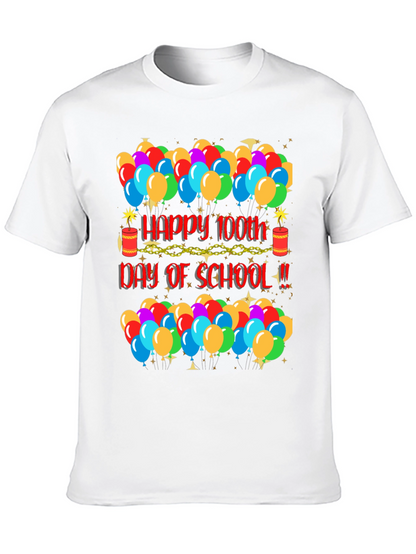 Camiseta de Celebración Día 100 de Escuela