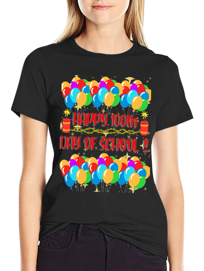 Camiseta de Celebración Día 100 de Escuela