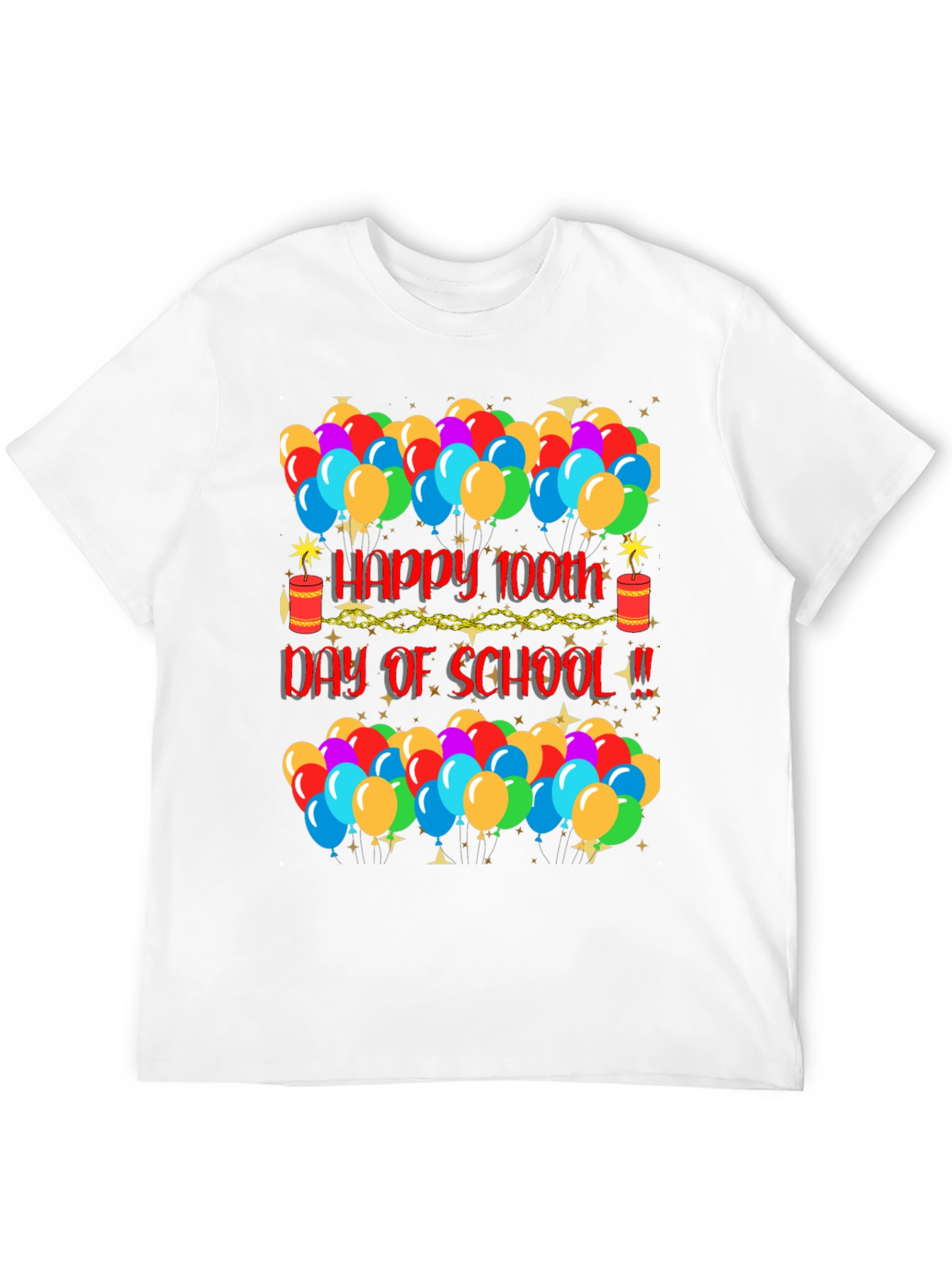 Camiseta de Celebración Día 100 de Escuela