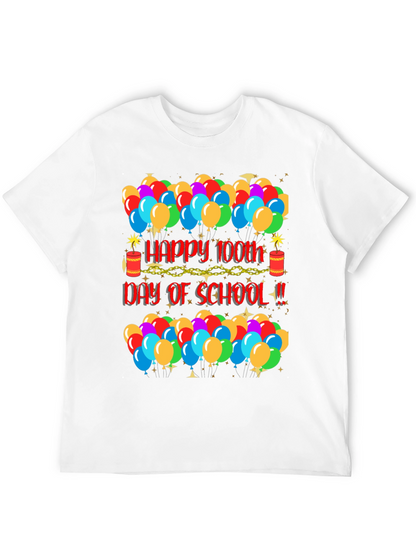 Camiseta de Celebración Día 100 de Escuela