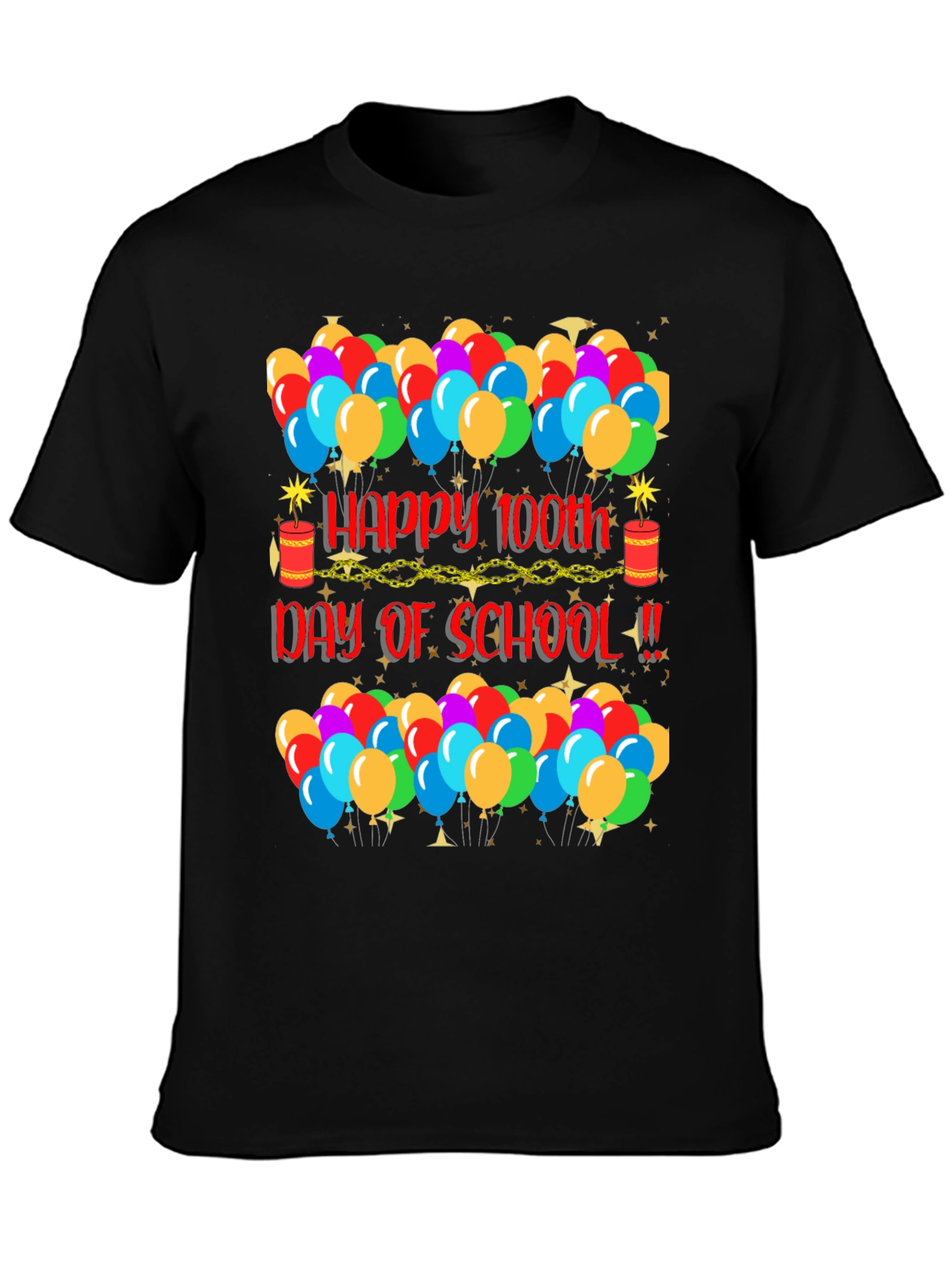 Camiseta de Celebración Día 100 de Escuela
