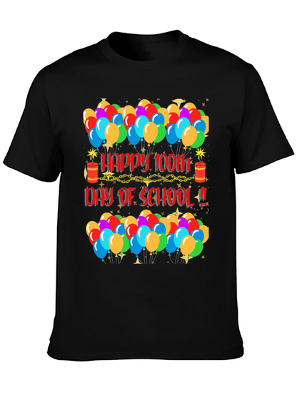 Camiseta de Celebración Día 100 de Escuela