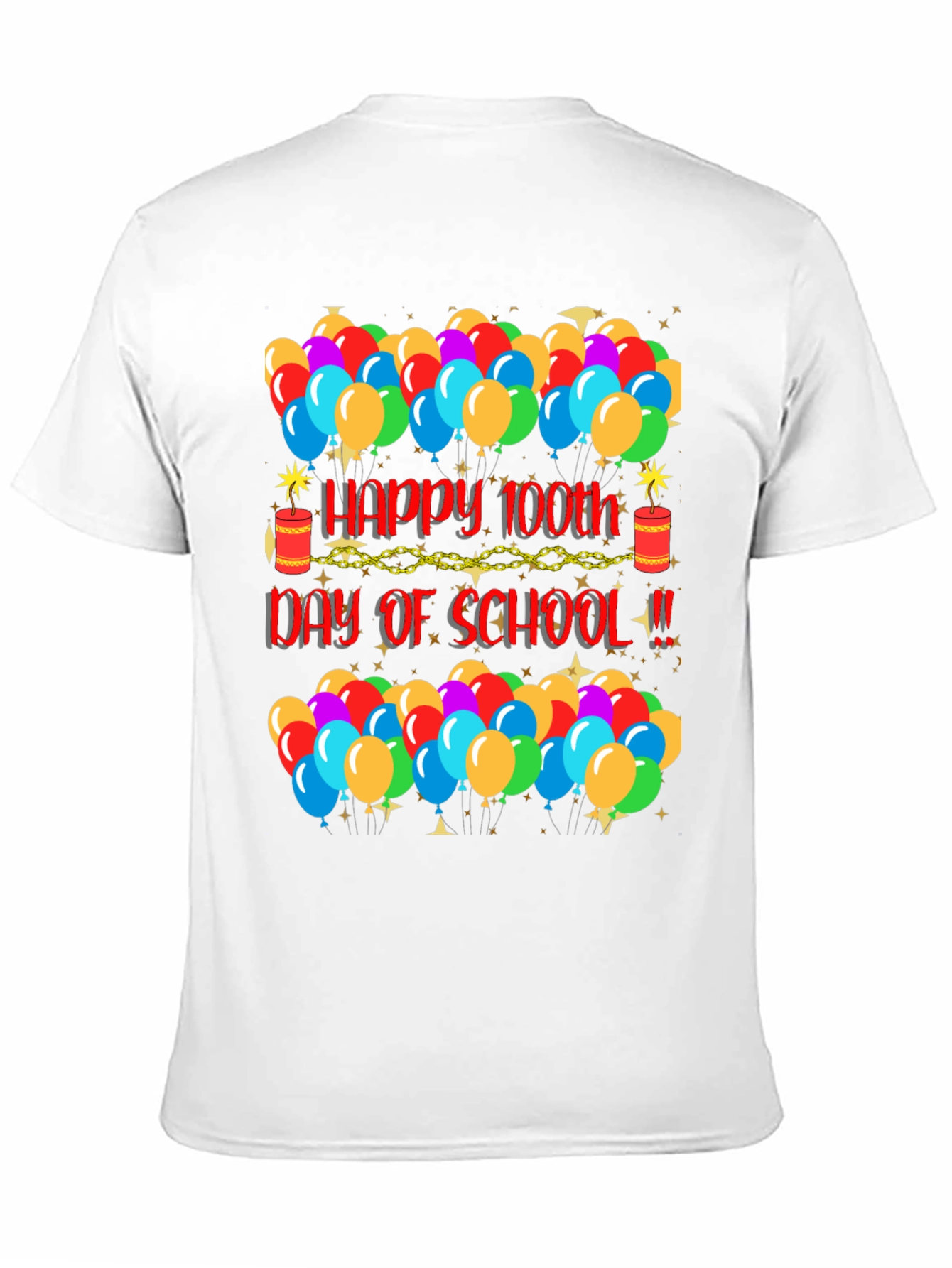 Camiseta de Celebración Día 100 de Escuela