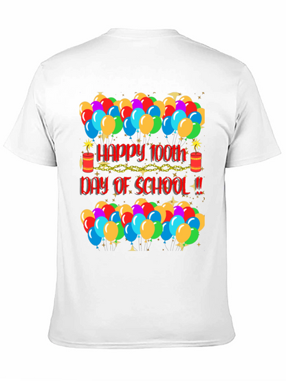Camiseta de Celebración Día 100 de Escuela