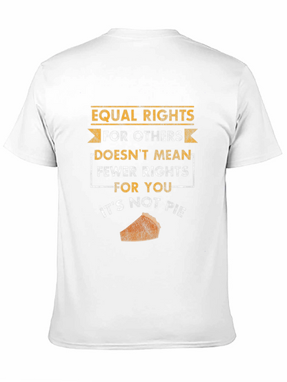 Camiseta Negra: Igualdad de Derechos No Es Pastel