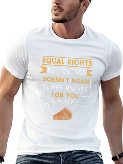 Camiseta Negra: Igualdad de Derechos No Es Pastel