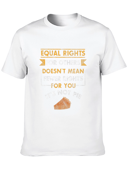 Camiseta Negra: Igualdad de Derechos No Es Pastel