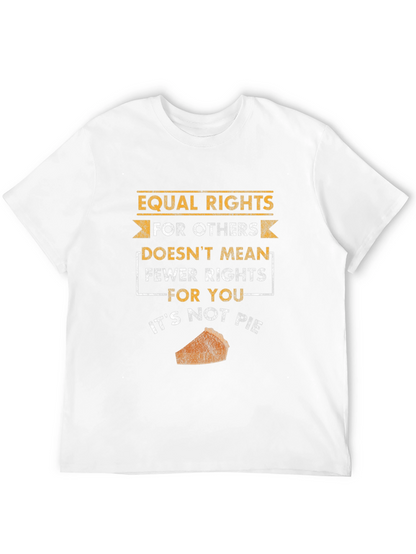 Camiseta Negra: Igualdad de Derechos No Es Pastel