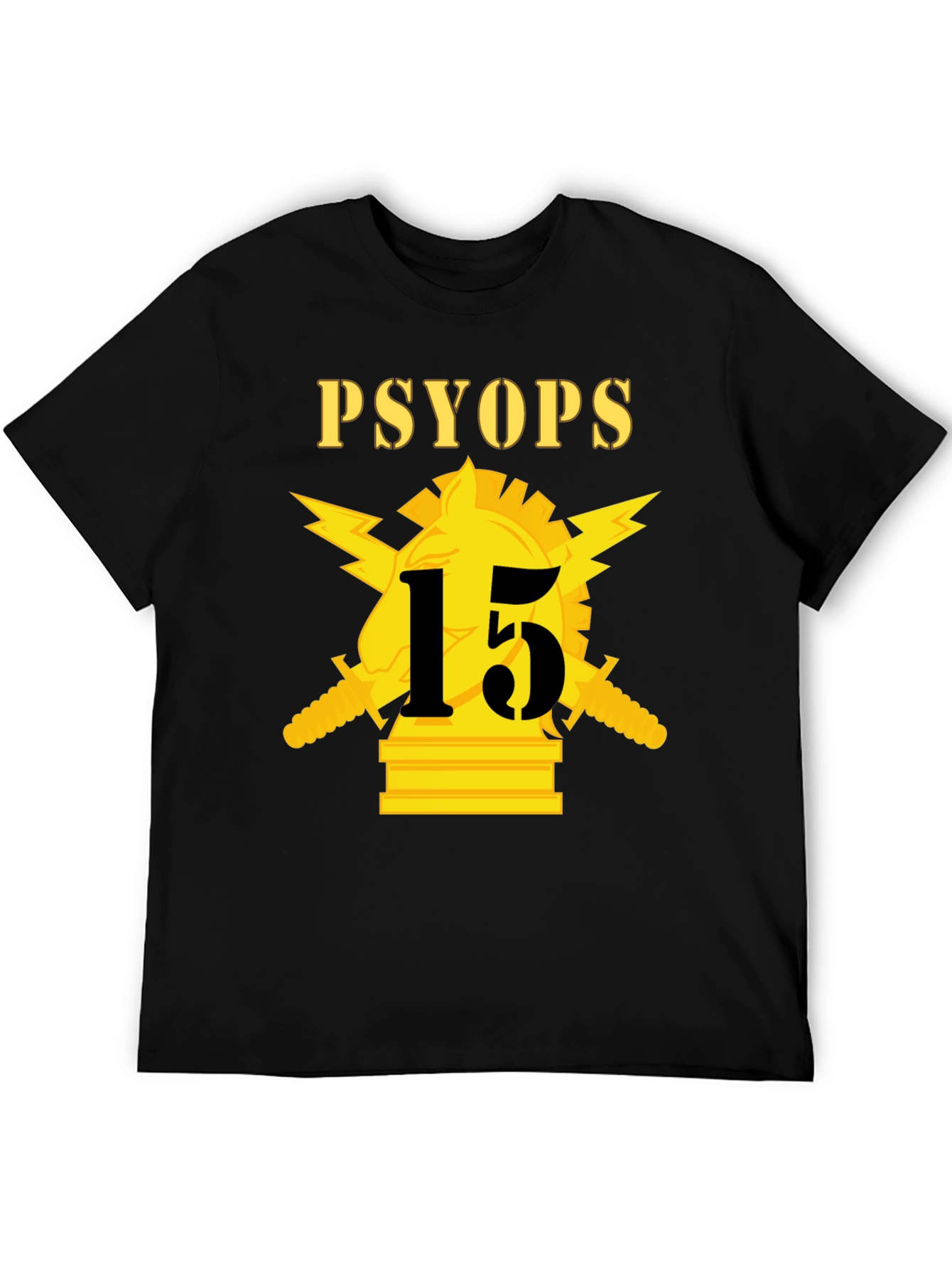 Camiseta PSYOP con diseño militar táctico