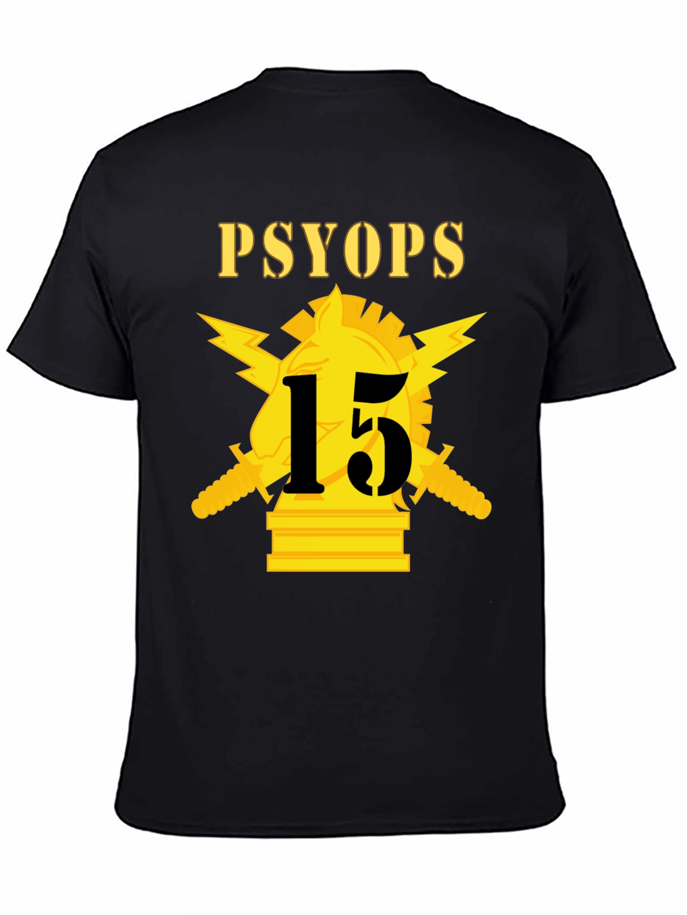 Camiseta PSYOP con diseño militar táctico
