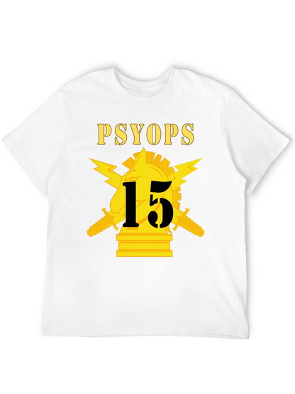 Camiseta PSYOP con diseño militar táctico