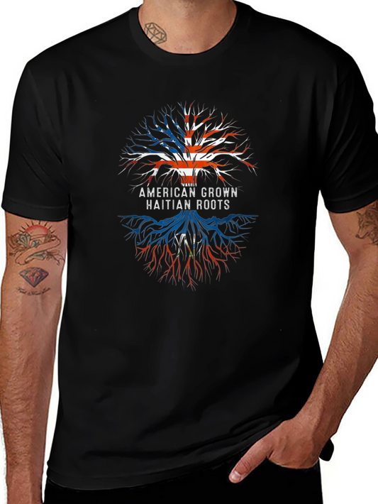 Camiseta Raíces Americanas Haitianas