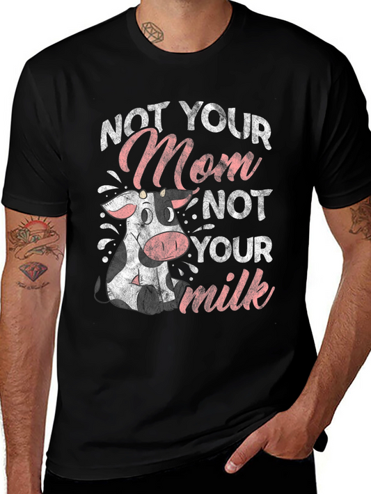 Camiseta Vegana No es tu mamá no es tu leche