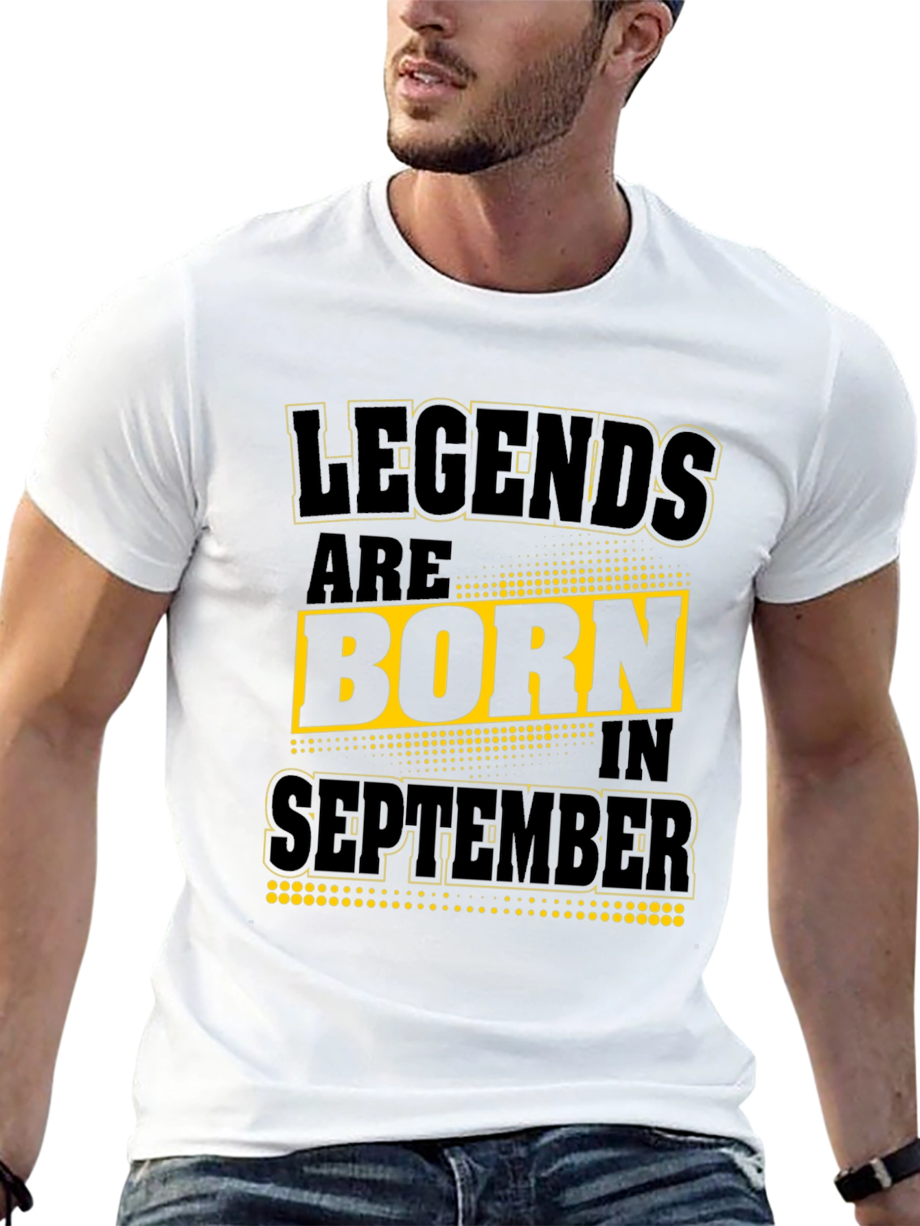 Camiseta Negra: Leyendas nacen en Septiembre