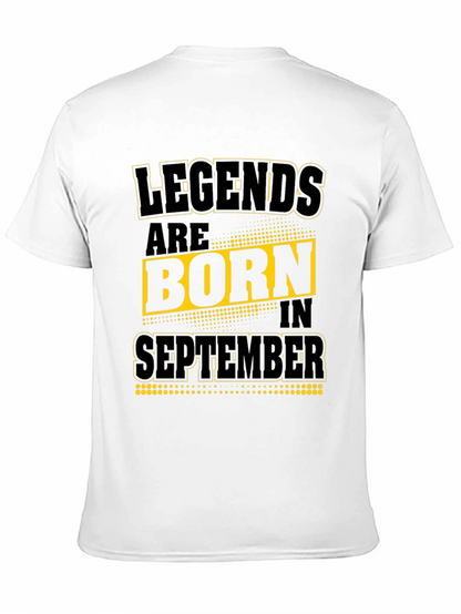 Camiseta Negra: Leyendas nacen en Septiembre