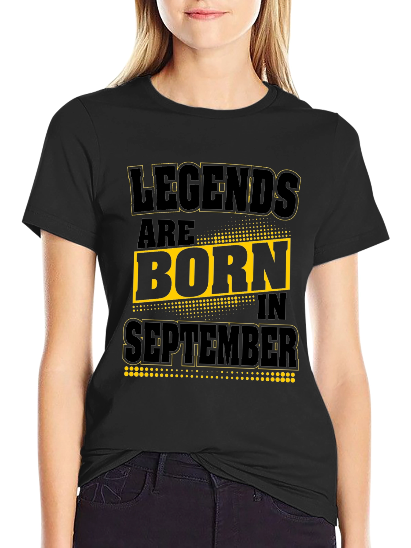 Camiseta Negra: Leyendas nacen en Septiembre
