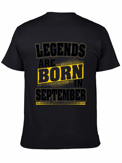 Camiseta Negra: Leyendas nacen en Septiembre