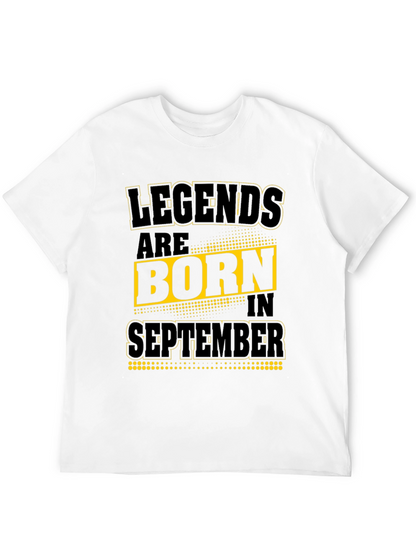 Camiseta Negra: Leyendas nacen en Septiembre