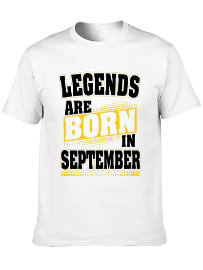 Camiseta Negra: Leyendas nacen en Septiembre