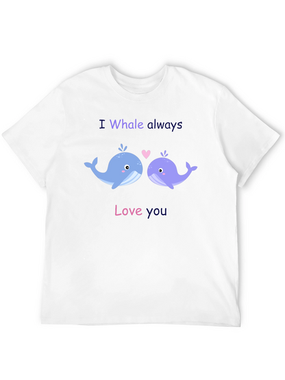 Camiseta Negra I Whale Always Love You