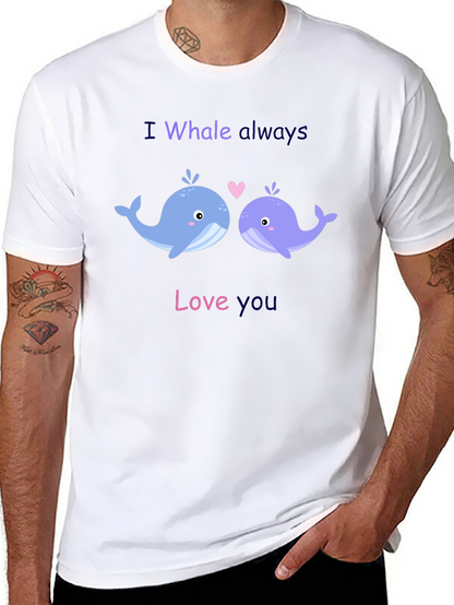 Camiseta Negra I Whale Always Love You