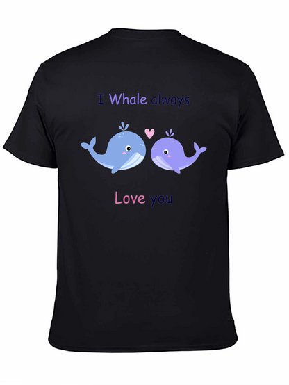 Camiseta Negra I Whale Always Love You
