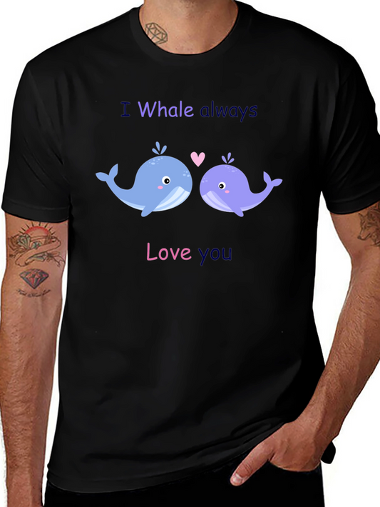 Camiseta Negra I Whale Always Love You