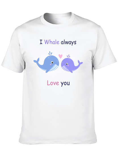Camiseta Negra I Whale Always Love You
