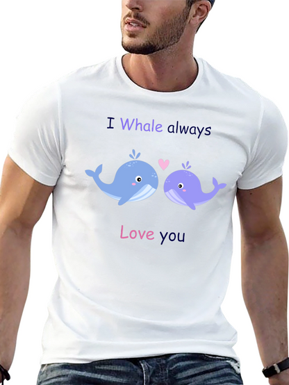 Camiseta Negra I Whale Always Love You
