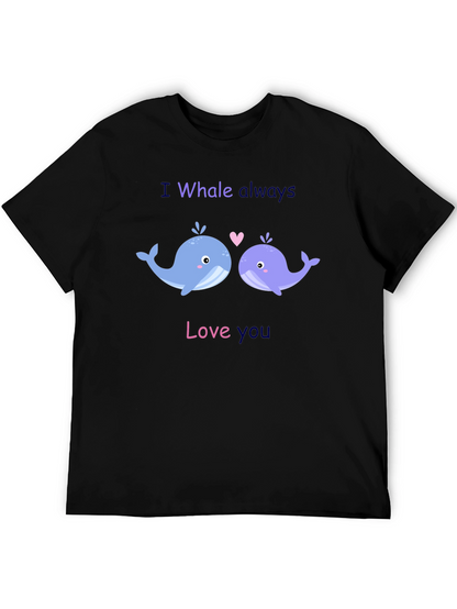 Camiseta Negra I Whale Always Love You