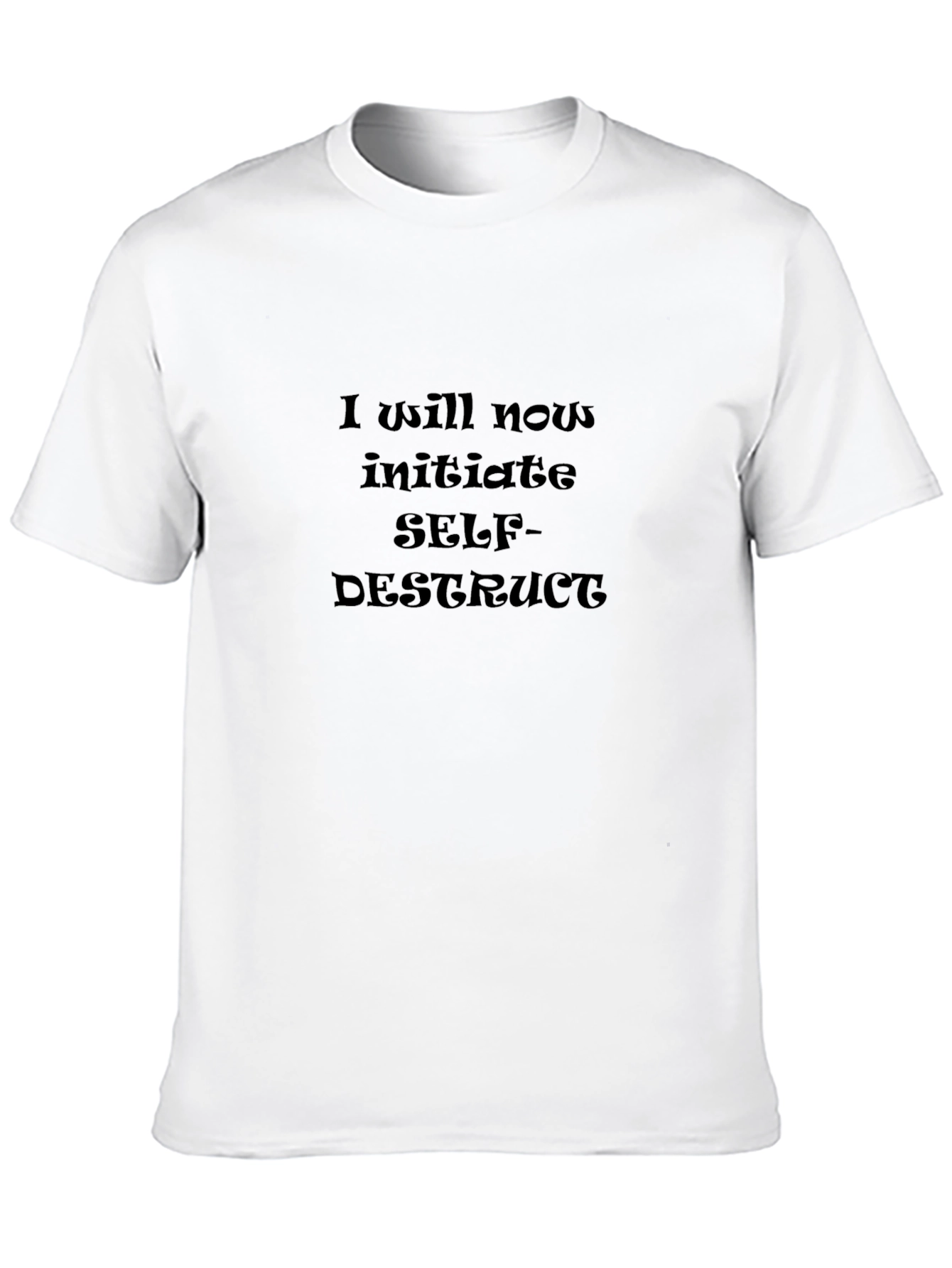 Camiseta Negra: Autodestrucción Iniciada