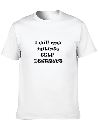 Camiseta Negra: Autodestrucción Iniciada