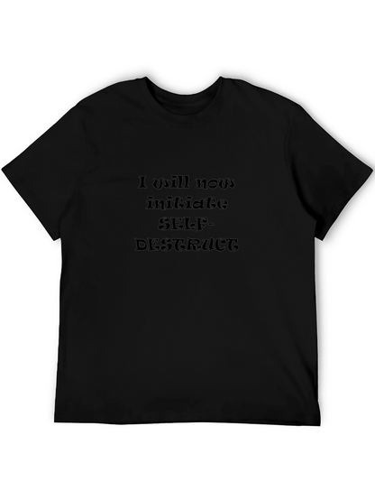 Camiseta Negra: Autodestrucción Iniciada