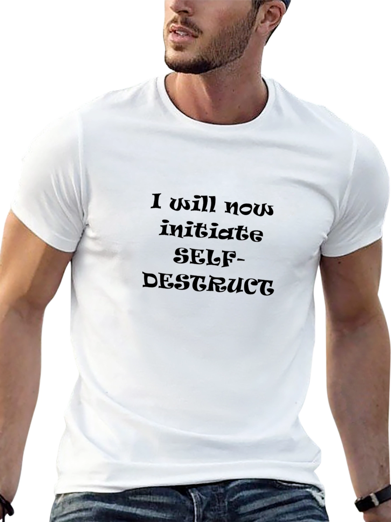 Camiseta Negra: Autodestrucción Iniciada