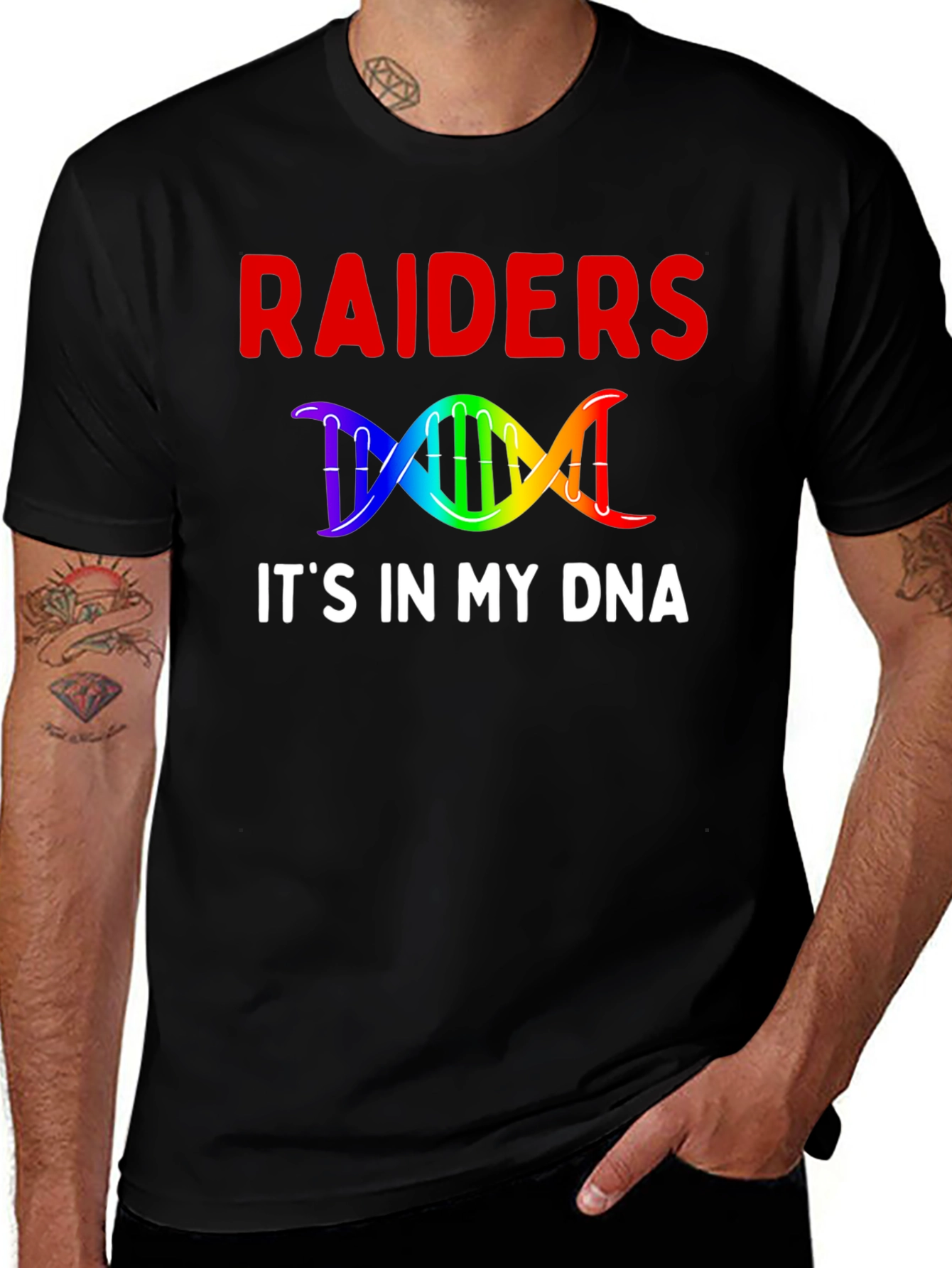 Camiseta Raiders DNA - Pasión Inconfundible