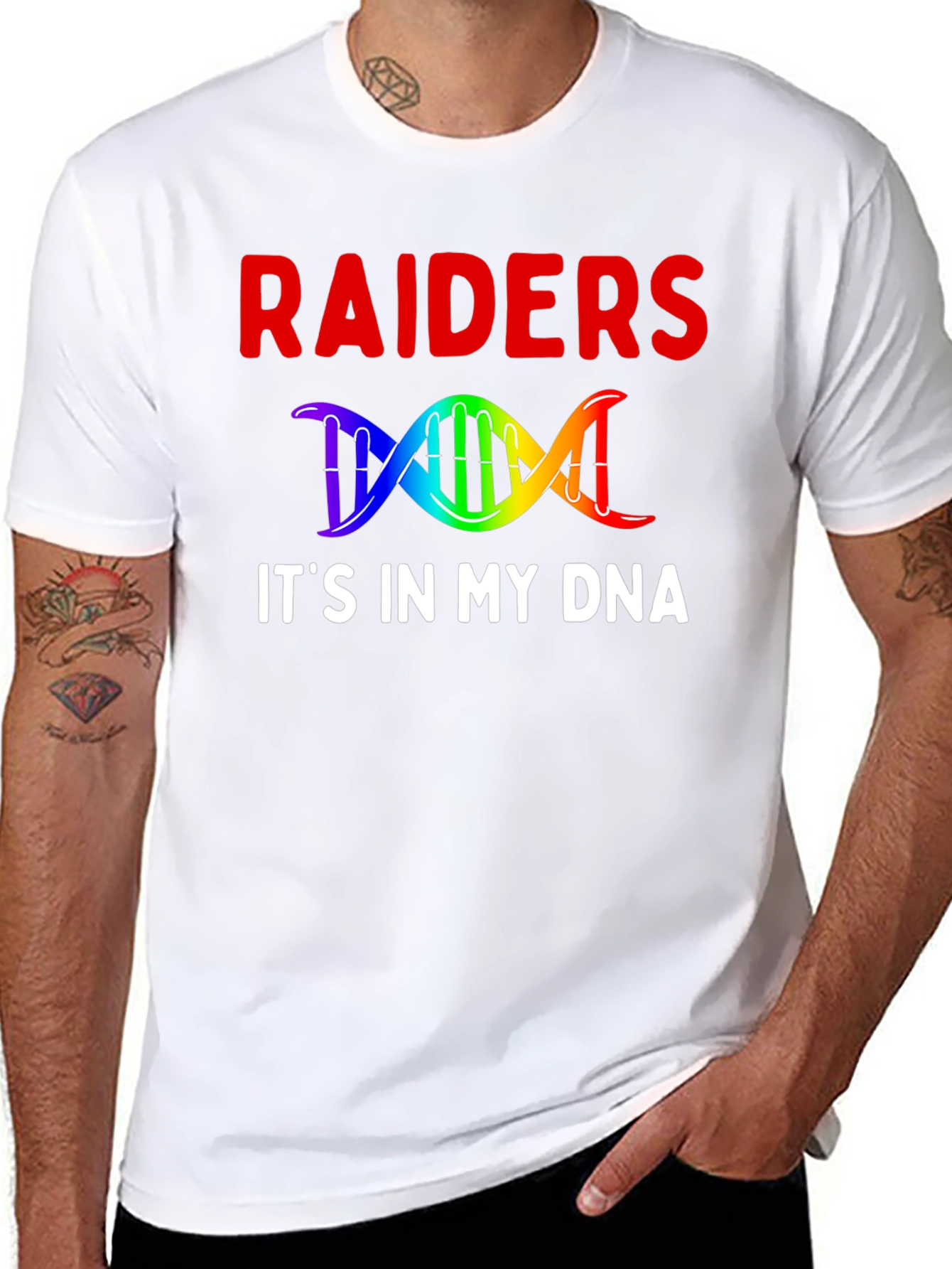 Camiseta Raiders DNA - Pasión Inconfundible