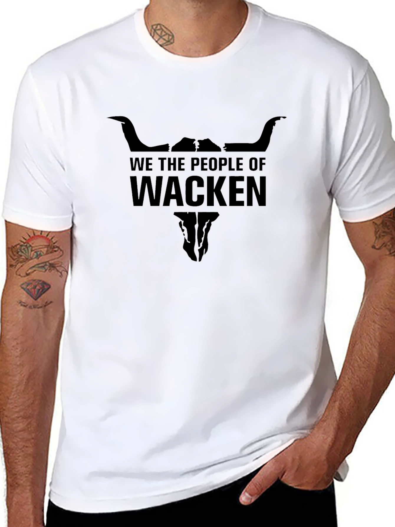 Camiseta Negra Wacken We The People Of