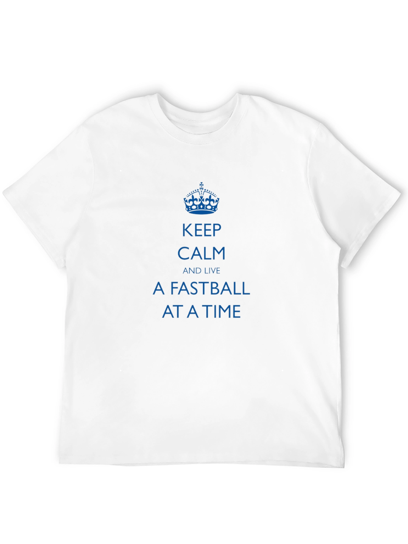 Camiseta Negra: Keep Calm and Live a Fastball