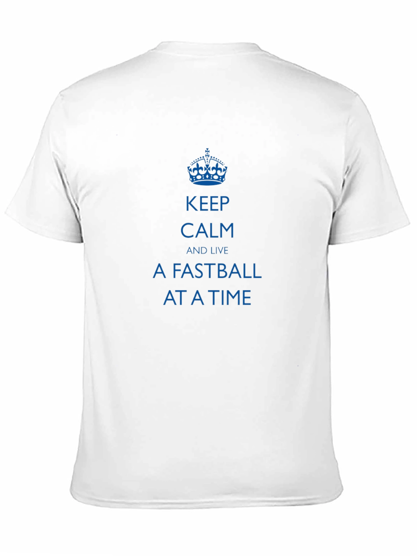 Camiseta Negra: Keep Calm and Live a Fastball