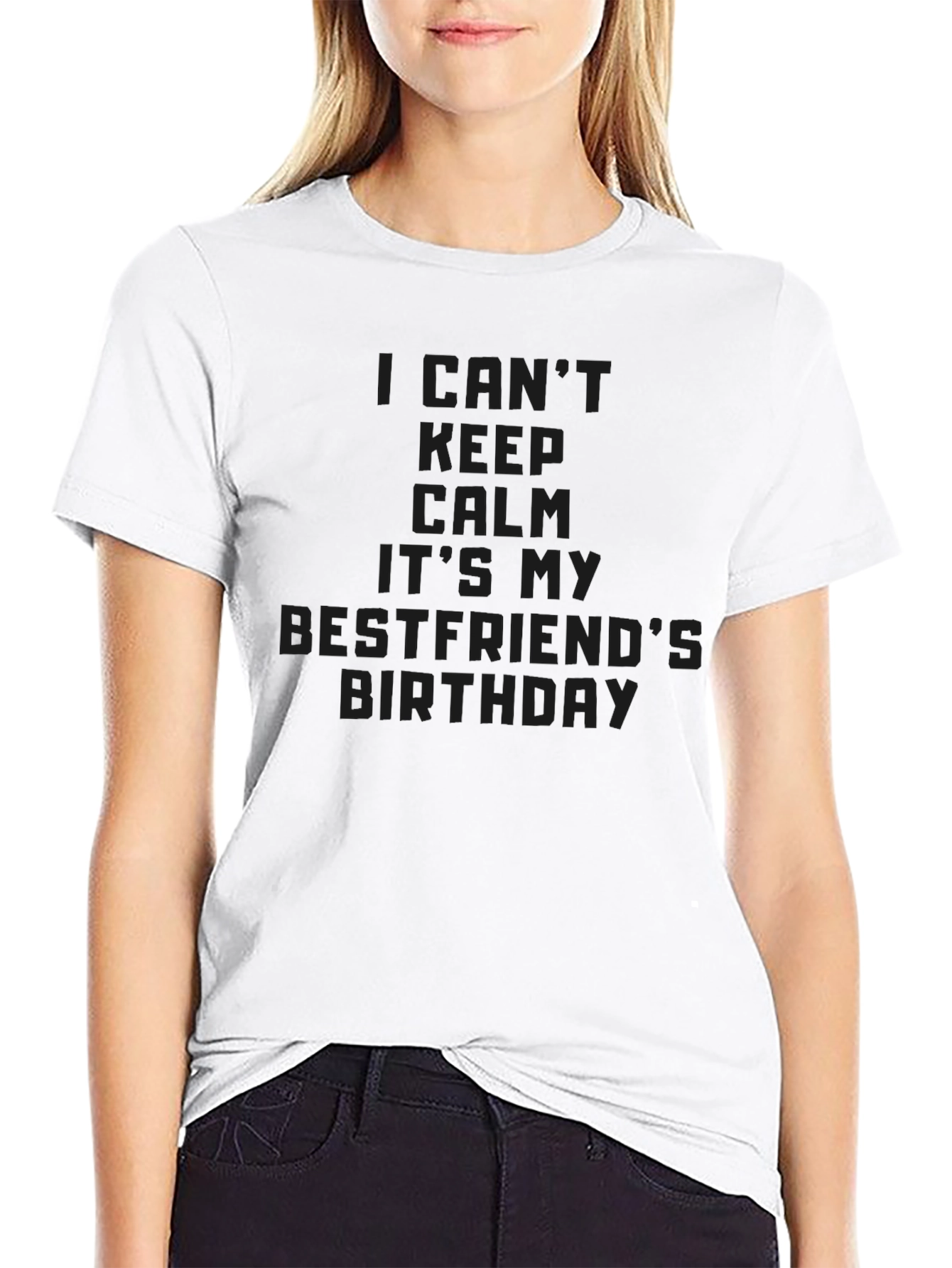 Camiseta Negra Bestfriends Birthday
