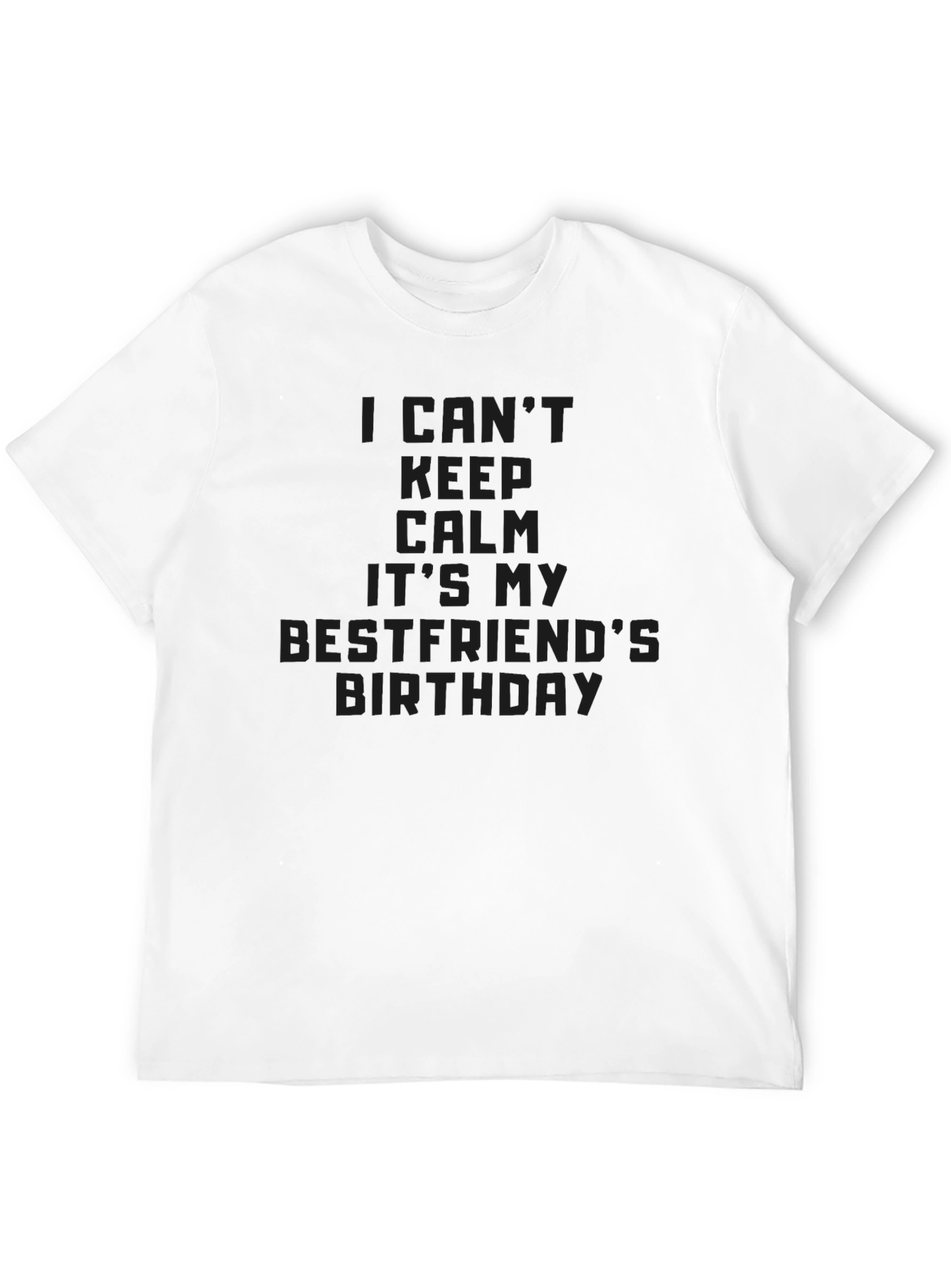 Camiseta Negra Bestfriends Birthday