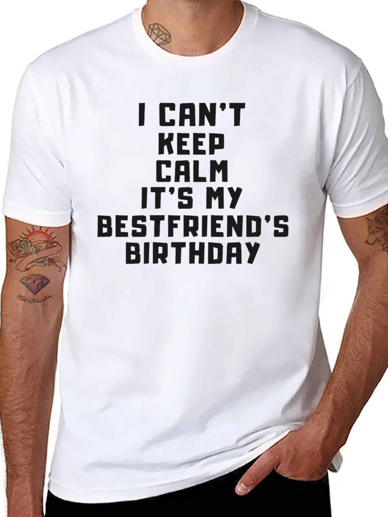 Camiseta Negra Bestfriends Birthday