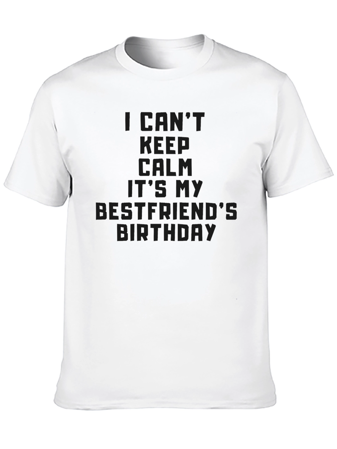 Camiseta Negra Bestfriends Birthday