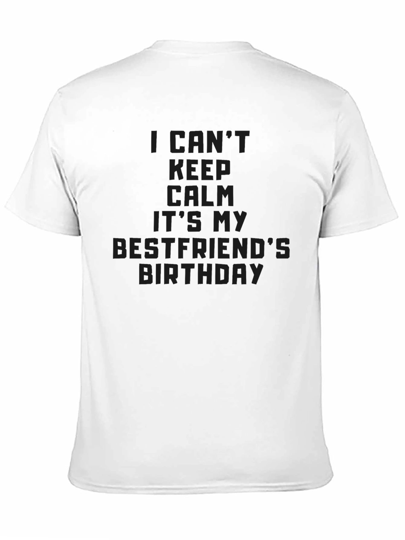Camiseta Negra Bestfriends Birthday