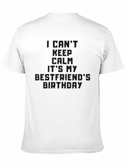 Camiseta Negra Bestfriends Birthday
