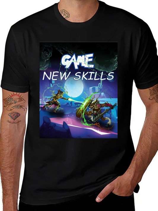Camiseta Negra Juego - Nuevas Habilidades
